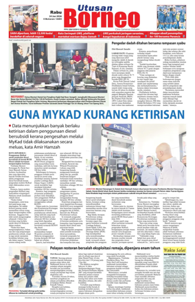 Cover of Utusan Borneo (Sabah)