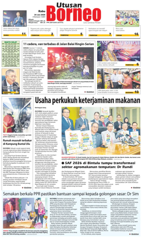 Cover of Utusan Borneo (Sarawak)