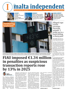 Cover of Malta Independent