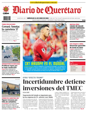 Cover of Diario de Queretaro