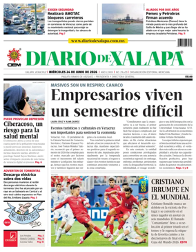 Cover of Diario de Xalapa