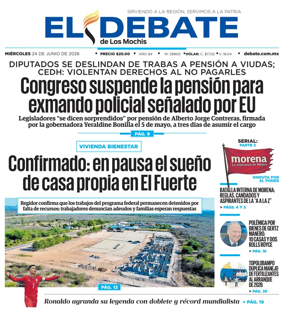 Cover of El Debate de Los Mochis
