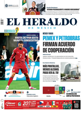 Cover of El Heraldo de Mexico