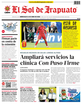 Cover of El Sol de Irapuato