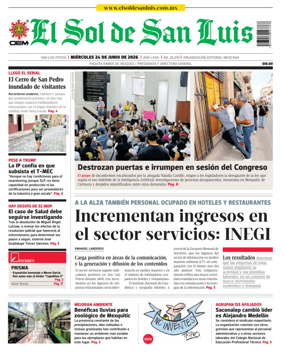 Cover of El Sol de San Luis Potosi