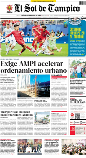 Cover of El Sol de Tampico