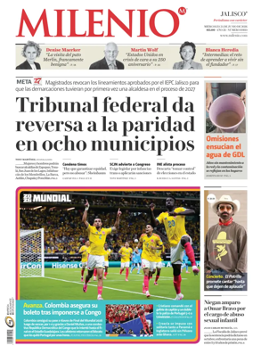 Cover of Milenio Jalisco