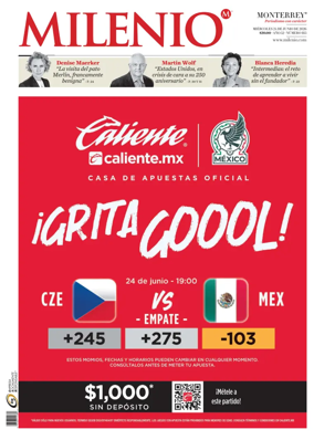 Cover of Milenio Monterrey