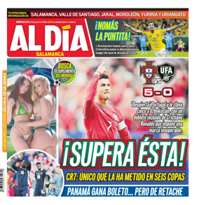 Cover of Periodico Al Dia (Salamanca)