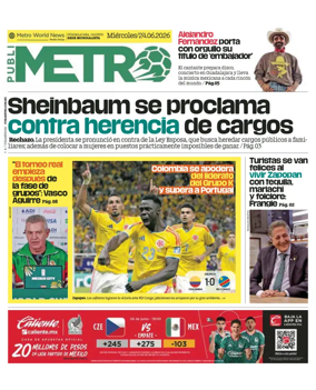 Cover of Publimetro Guadalajara