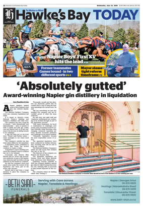 Cover of Hawke's Bay Today
