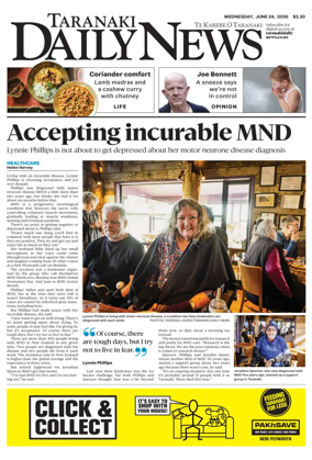 Cover of Taranaki Daily News