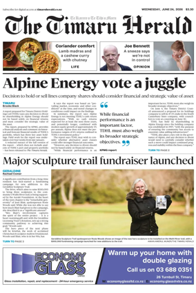Cover of The Timaru Herald
