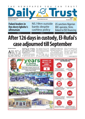 Cover of Daily Trust