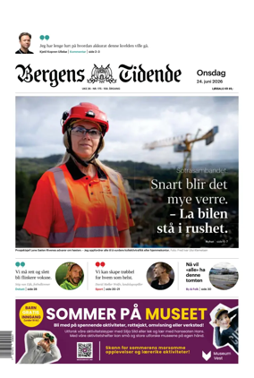 Cover of Bergens Tidende