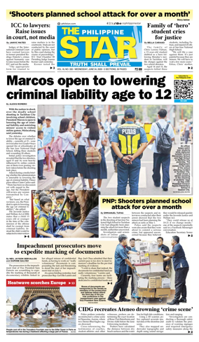 Cover of The Philippine Star