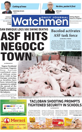 Cover of Watchmen Daily Journal