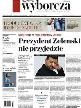 Cover of Gazeta Wyborcza Stoleczna
