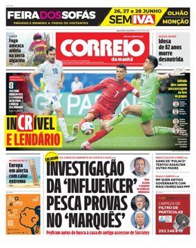 Cover of Correio da Manha