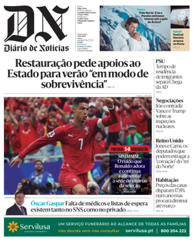 Cover of Diario de Noticias