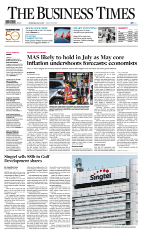 Cover of The Business Times