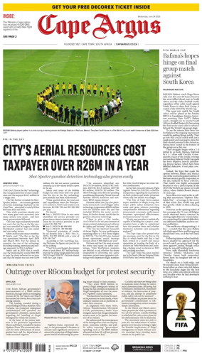 Cover of Cape Argus (PM Edition)