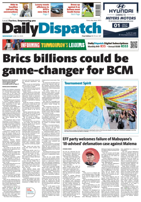 Cover of Daily Dispatch