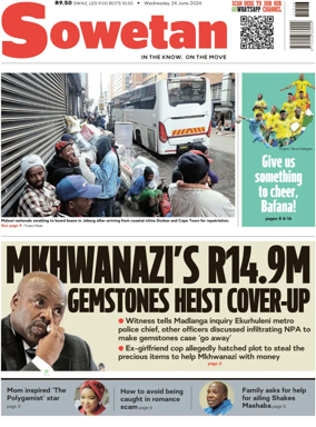 Cover of Sowetan