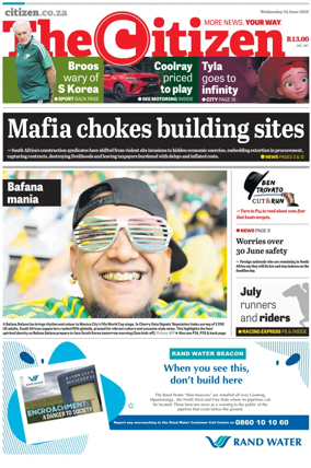 Cover of The Citizen (Gauteng)