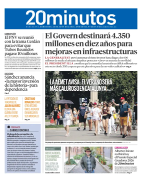 Cover of 20 Minutos Barcelona