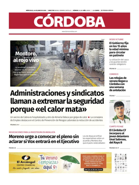 Cover of Diario Cordoba