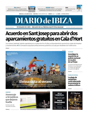 Cover of Diario de Ibiza