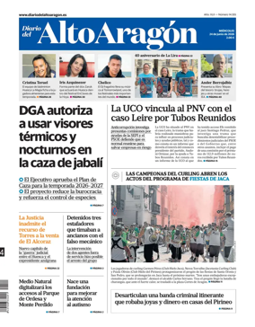Cover of Diario del Alto Aragon