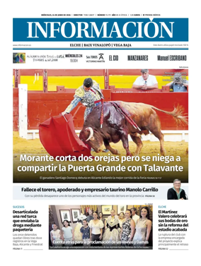 Cover of Diario Informacion (Elche y Vega Baja)