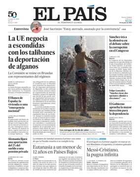 Cover of EL PAIS Catalunya