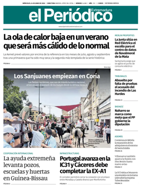 Cover of El Periodico Extremadura