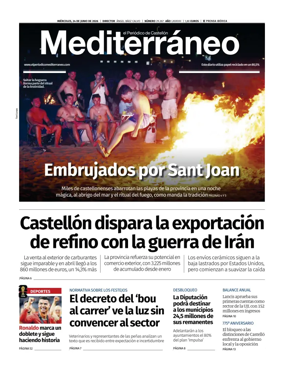 Cover of El Periodico Mediterraneo