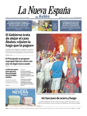 Cover of La Nueva Espana (Aviles)