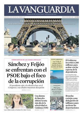 Cover of La Vanguardia