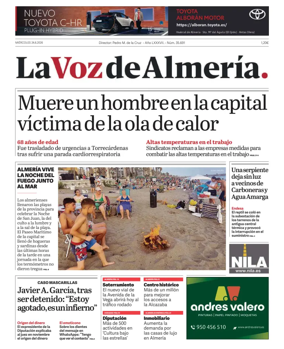 Cover of La Voz de Almeria