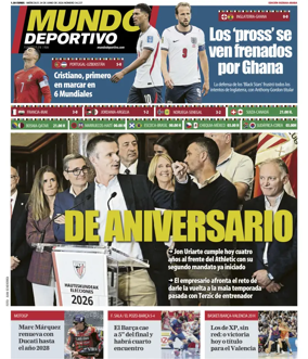 Cover of Mundo Deportivo (Bizkaia-Araba)
