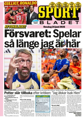 Cover of Sportbladet