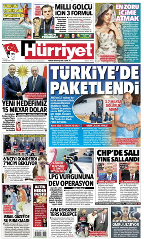 Cover of Hurriyet