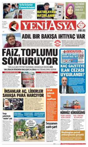 Cover of Yeni Asya