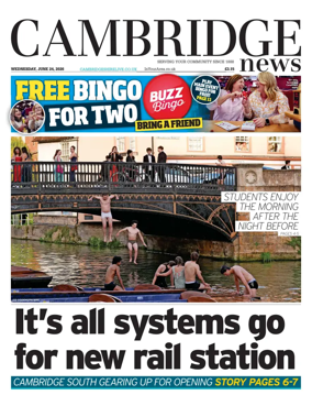 Cover of Cambridge News