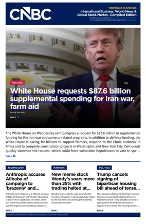 Cover of CNBC