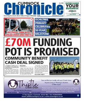 Cover of Cumnock Chronicle