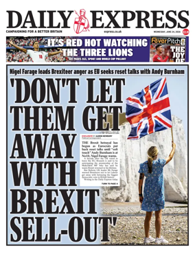 Cover of Daily Express