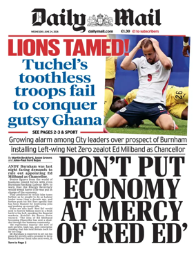 Cover of Daily Mail