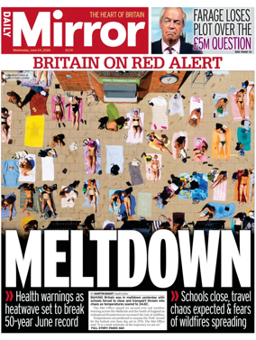 Cover of Daily Mirror